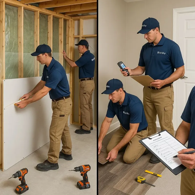Repairs and Reconstruction process in Arlington Heights, WA